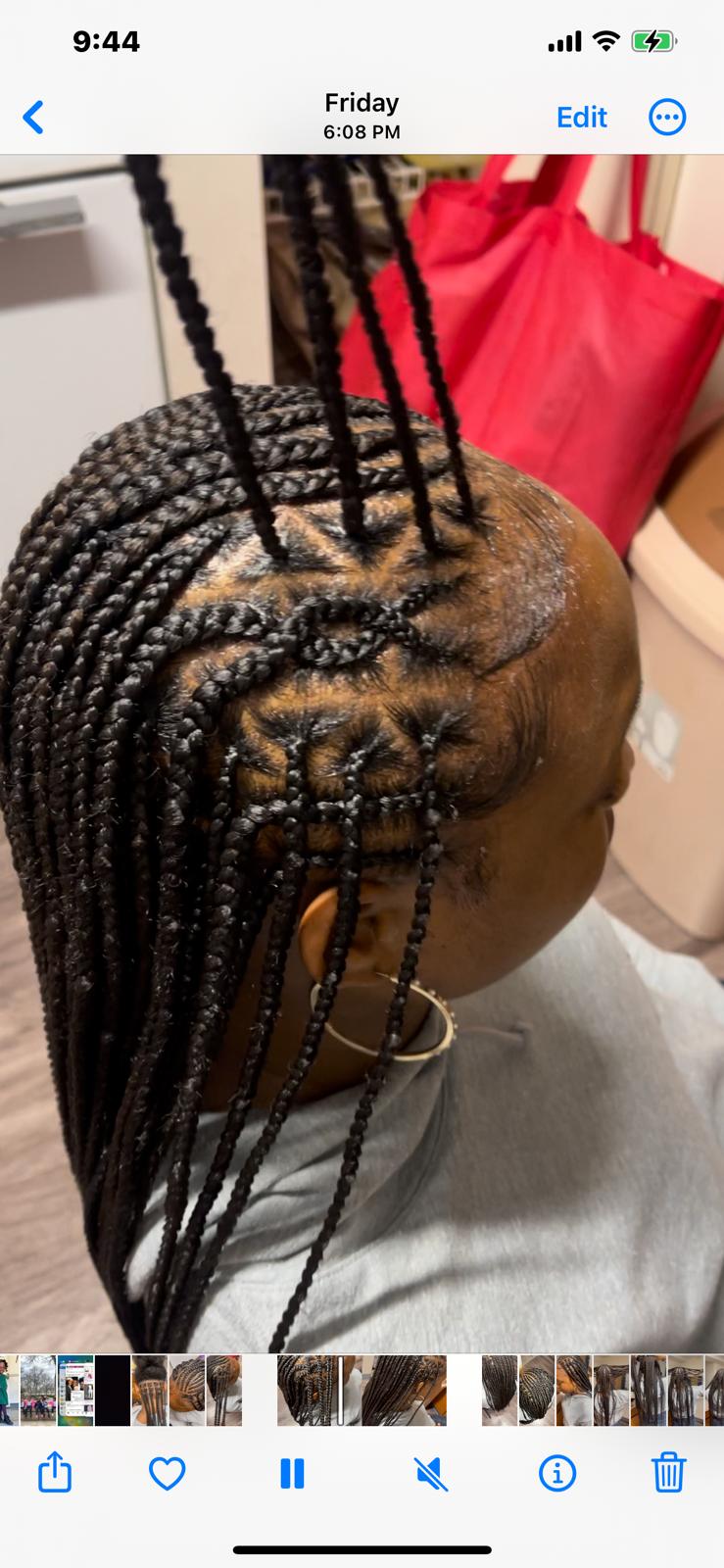 Signature braid style by Black Beauty